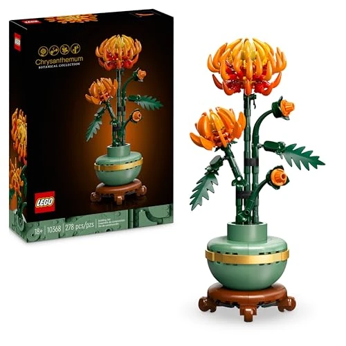 Offre limitée : LEGO Botanicals Le Chrysanthème - Décoration avec Fleurs artificielles - Set de Construction pour Adulte - Activité relaxante et créative pour Amoureux des Plantes - Cadeau pour Femme ou Homme 10368 de 29.99 EUR à 25.50 EUR (remise 15%)