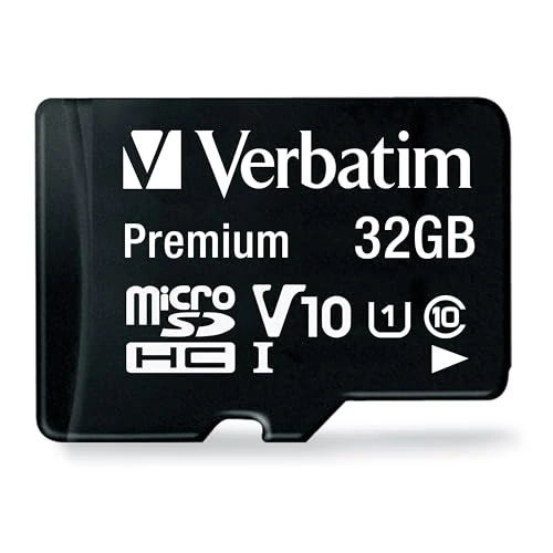 Limited offer: Verbatim 44083 32GB Class 10 Micro SDHC with Adapter,Black from 9.47 EUR to 8.05 EUR (save 15%)
