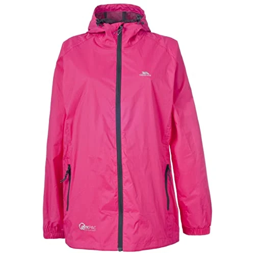 Offre limitée : Trespass Qikpac Jacket Vestes coupe-pluie Femme Rose FR : XS (Taille Fabricant : XS) de 23.45 € à 23.45 € (0.00% de remise)