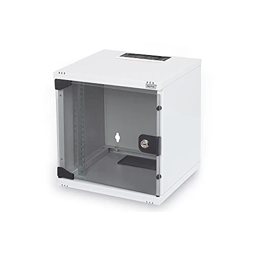 Limited-time offer: DIGITUS Network cabinet 10 inch - 6 rack units - wall mounting - HxWxD 330x312x300mm - Loading capacity 30kg - Usable depth 250mm - Gray from 77.90 GBP to 77.90 GBP (save 0%)