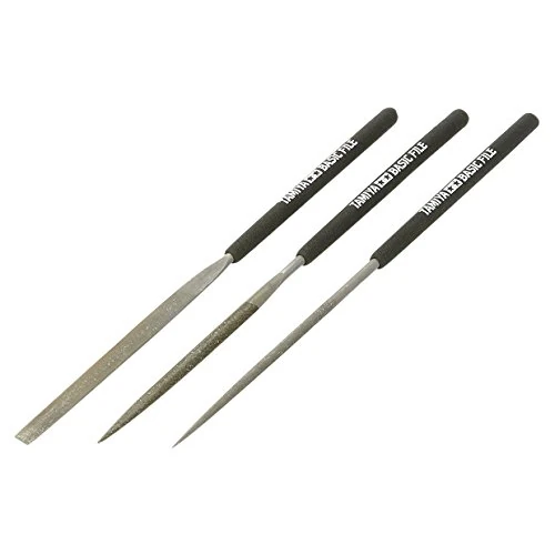 Limited offer: Tamiya Set of 3 Basic Metal Files with Black Handles (5mm / 4.5mm / 2.5mm) from 7.79 EUR to 7.79 EUR (save 0%)