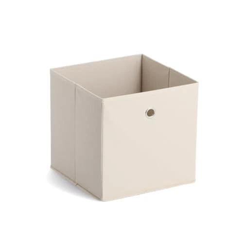 Zeller 14131 Contenitore, Non-Woven, Beige, 28x28x28 cm