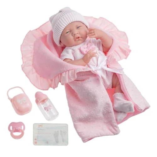 Tijdelijke aanbieding: JC TOYS 18780 La Newborn babypop, roze, 15,5 inch van 44.76 EUR naar 44.76 EUR (korting 0%)