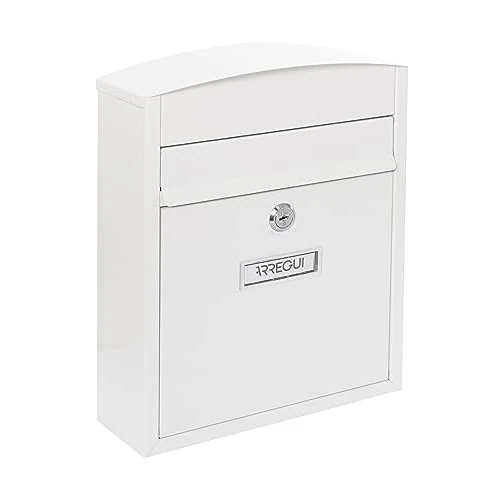 Limited-time offer: Arregui 1832D60 Exterior Letter Box - Compact White Steel from $67.40 to $67.40 (save 0.00%)