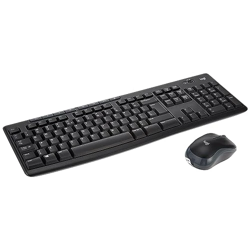 Offerta a tempo: Logitech MK270 Combo Tastiera e Mouse Wireless per Windows, Layout Inglese QWERTY - Nero - 48% da 47.99 € a 24.87 €
