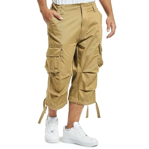 Tijdelijke aanbieding: Brandit Urban Legend 3/4 cargoshort voor heren, beige, XL van 39.90 € naar 27.99 € (30% korting)