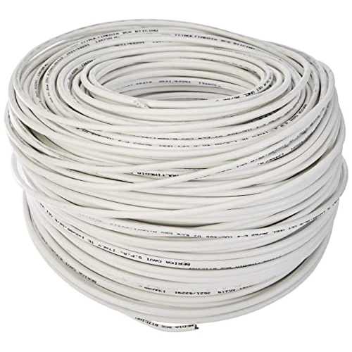 Bticino 336904 Cavo Specifico per Applicazioni Videocitofoniche 2 Fili a 2 Conduttori Twistati, Bianco, per Personal computer