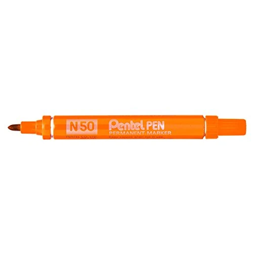 Offerta a tempo: Pentel N50 marcatore permanente punta conica arancio, Orange (Pack of 12) - 0.00% da 14.72 € a 14.72 €