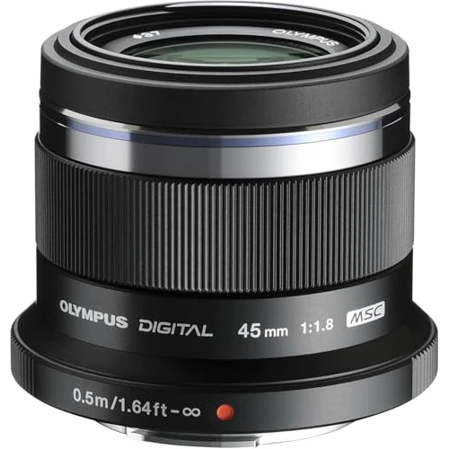 Limited-time offer: Olympus M.Zuiko Digital 45 mm F1.8 Lens, Fast Fixed Focal Length, Suitable for All MFT Cameras (OM SYSTEM OM-D & PEN Models, Panasonic G-Series), Black from 279.99 GBP to 229.00 GBP (save 18%)