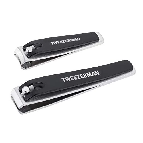 Limitiertes Angebot: TWEEZERMAN Nagelknipser Combo Clipper Set (2 teilig, präzises Schneiden von Finger- und Fußnägeln, stark für kräftige Nägel), Schwarz von 14.95 EUR auf 13.46 EUR (Spare 10%)