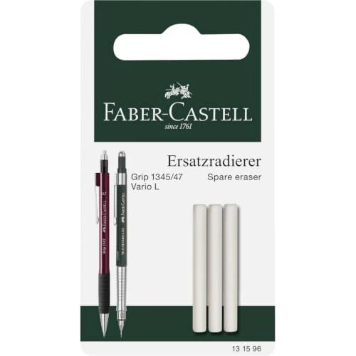 Oferta limitada: Faber-Castell 131596 - Goma de borrar recargable para Grip 1345/1347/Executive/Vario L, color blanco de 7.04 € a 3.39 € (ahorro 52%)