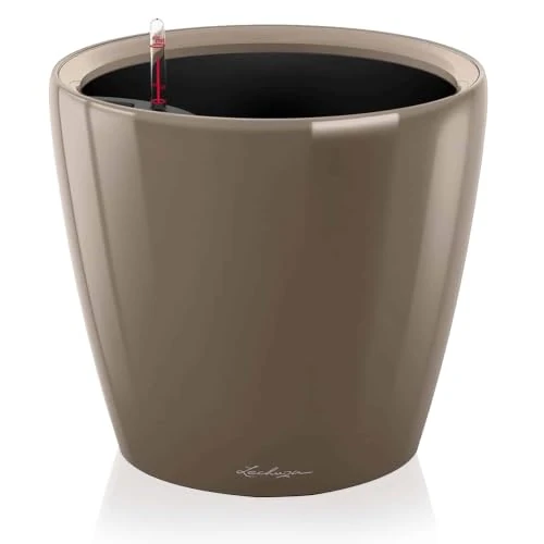 Offre limitée : Lechuza – Pot de Fleurs d'Interieur – Premium Classico Ls – Réserve d'Eau Intégrée – Coloris Taupe – Ø 28 X 26 cm de 47.29 € à 47.29 € (0.00% de remise)