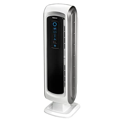 Offerta a tempo: Fellowes Purificatore d'Aria AeraMax DX5, per Casa e Ufficio, per Ambienti Fino a 12 mq, con Filtraggio a 4 Stadi, Filtro HEPA e Filtro al Carbone, Sensore AeraSmart e Aera+, Colore Bianco - 0.00% da 99.95 € a 99.95 €