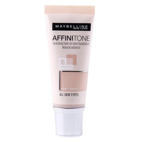 Maybelline Affinitone Unifying Foundation Cream (16 Vanilla Rose) 30 ml