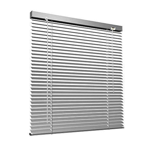 Offerta a tempo: Victoria M. Veneziana in Alluminio, 85 x 175 cm, Argento, Montabile Senza Fori, Incluse Clip di Fissaggio Klemmfix - 5% da 43.99 € a 41.79 €