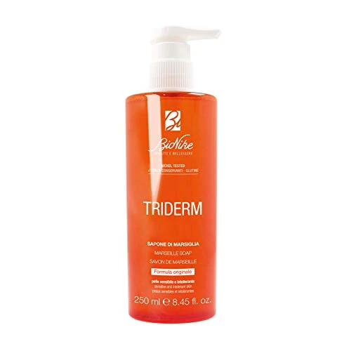 Offerta a tempo: Bionike Triderm - Sapone Liquido di Marsiglia per Pelli Sensibili e Intolleranti, Detergente Delicato ad Azione Protettiva e Idratante, Dona Morbidezza - 49% da 10.90 € a 5.53 €