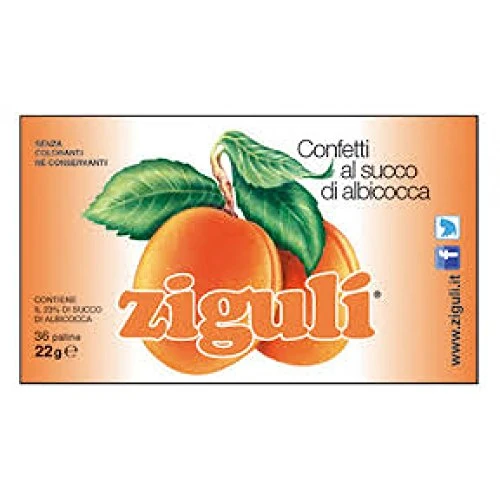 Offerta a tempo: Ziguli - Confettti al Succo di Albicocca - 36 Confetti — 61% da 4,98 € a 1,92 €