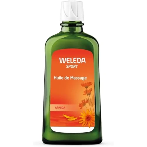 Limitiertes Angebot: WELEDA Bio Arnika Sport Massageöl 200ml vegan - Naturkosmetik Hautpflege Körperöl schützt vor Muskelkater und Verspannung als Sport Vorbereitung oder Regeneration mit Rosmarin und Lavendel Duft von 20.95 EUR auf 13.96 EUR (Spare 33%)