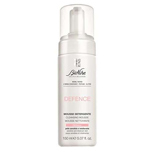 Offerta a tempo: Bionike Defence - Mousse Detergente Viso per Pelli Sensibili e Intolleranti, Azione Delicata, Rimuove il Trucco e Lenisce la Secchezza, Dona Morbidezza e Freschezza, 150 ml - 31% da 14.52 € a 9.99 €