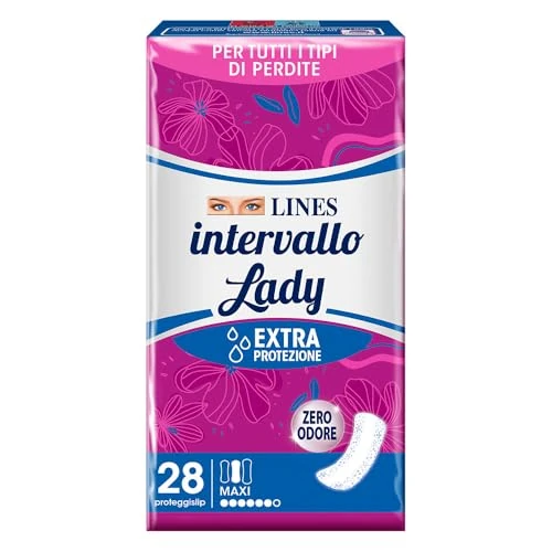 Beperkte aanbieding: Lines Intervall Lady Maxi Inlegkruisjes, 28 stuks van 6.78 EUR naar 6.78 EUR (besparing 0%)