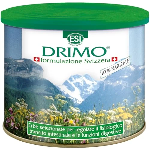 Offerta a tempo: ESI - Drimo, Integratore Alimentare In Polvere A Base Di Erbe Selezionate, Per La Regolarità Del Transito Intestinale, Senza Glutine E Vegan, Con Ingredienti Di Origine Naturale, 100 G - 21% da 8.43 € a 6.70 €
