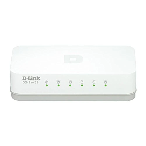 Offerta a tempo: D-Link GO-SW-5E Switch Desktop, 5 Porte RJ45 Fast Ethernet 10/100Mbps, Plug & Play, Plastica - 15% da 7.00 € a 5.95 €