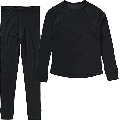 CMP Set Intimo Maglia-Pantalone da Bambini, Nero, 164