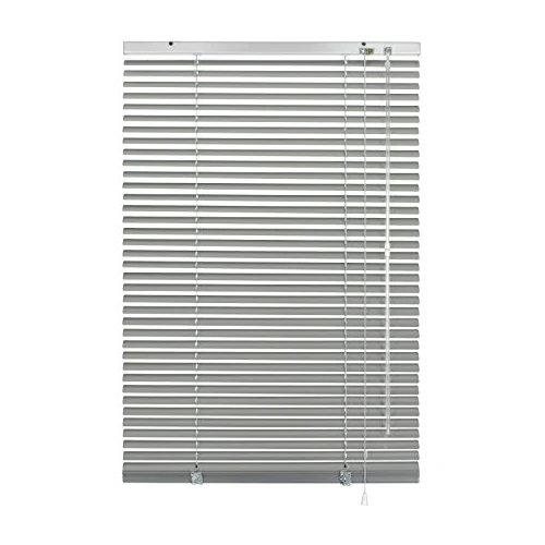 Oferta ograniczona: GARDINIA Żaluzja aluminiowa, Ochrona przed światłem i dyskrecja, Montaż ścienny i sufitowy, W komplecie wszystkie elementy montażowe, Żaluzje aluminiowe, Srebrna, 90 x 240 cm (szer. x wys.) z 198.55 EUR na 198.55 EUR (znizka 0%)