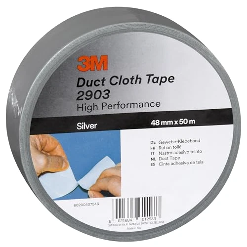 Offerta a tempo: 3M Nastro telato universale conformabile 2903, Argento, 48 mm x 50 m - 23% da 9.13 € a 6.99 €