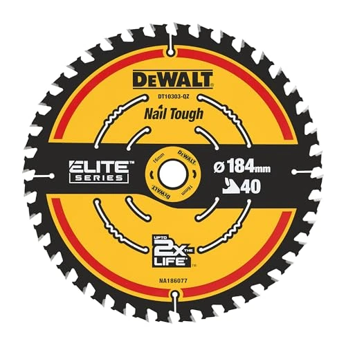 Offerta a tempo: DEWALT ELITE Lama per sega circolare 184mm x 16mm 40T, DT10303-QZ - 0.00% da 28.34 € a 28.34 €