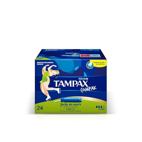 Beperkte aanbieding: Tampax Compak Super x24 pads met applicator van 8.65 EUR naar 8.65 EUR (besparing 0%)