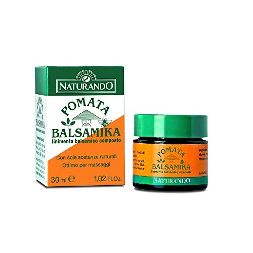 Naturando Pomata Balsamika 30 ML Lens Fasts musculaires et douleur cervicale, idéal pour le massage