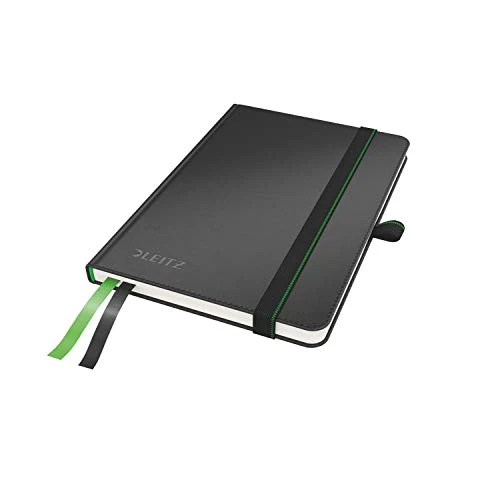 Limited offer: Leitz Complete Notebook A6 Lined, 160 Pages, 80 Sheets, Hardcover, 100 g/m² Paper FSC Certified, Fastener, Bookmark, Pen Loop, Black, 44800095 from 14.77 EUR to 14.77 EUR (save 0%)