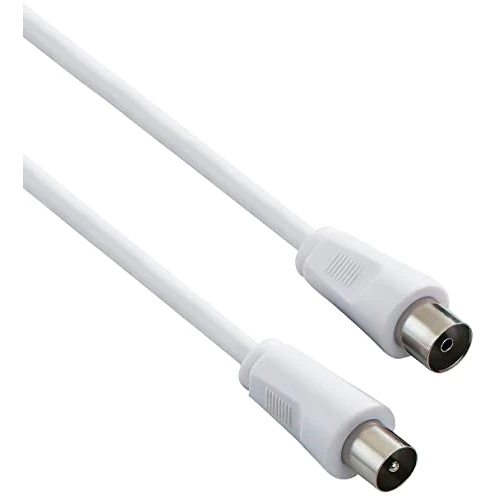 Zeitlich begrenztes Angebot: PremiumCord TV Koaxial Antennen Kabel 5m, 75 Ohm, IEC Stecker auf Buchse, Abgeschirmt - für DVB-C, DVB-T/T2, 4K UHD 2160p, Full HD 1080p 3D, Farbe Weiß von 8.07 € auf 8.07 € (0.00% Rabatt)