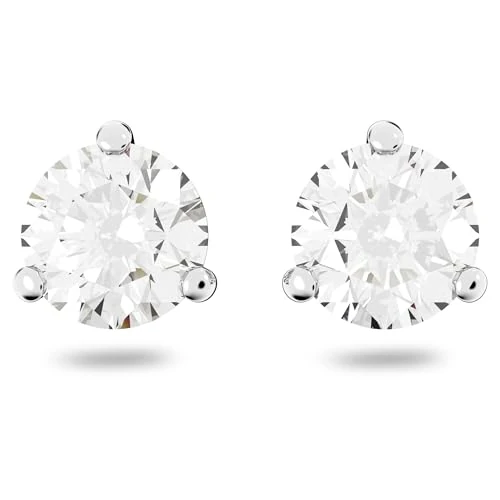 Offerta a tempo: Swarovski Orecchini Solitaire, bianco, Placcatura rodio - 32% da 59.00 € a 39.83 €