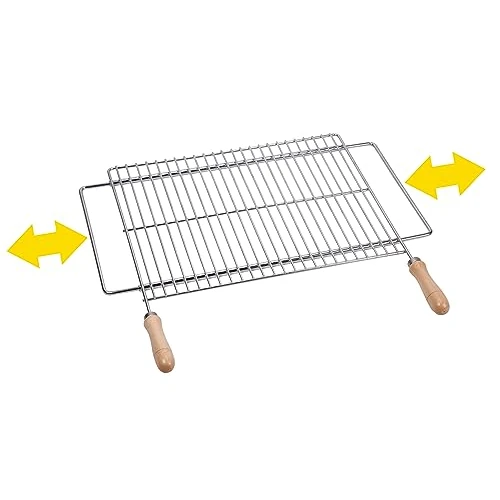Zeitlich begrenztes Angebot: Sauvic 02726-Ausziehbarer Grillrost von 72 bis 82 cm. x 40 cm., Stahl, 70-80 x 40 cm. von 71.32 € auf 61.99 € (13% Rabatt)