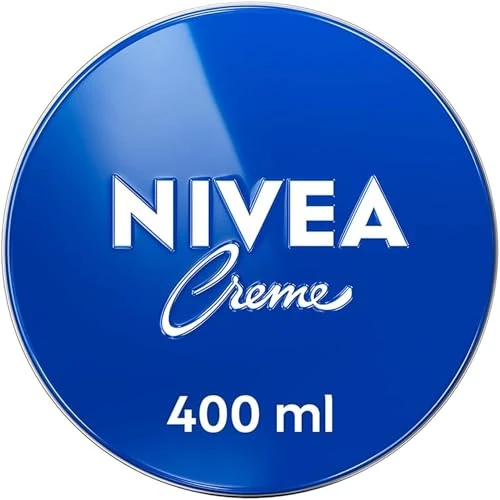 Offerta a tempo: NIVEA Creme Crema multiuso 400 ml, Crema NIVEA classica a base di Eucerit, Glicerina e Pantenolo, Crema corpo, viso e mani dermatologicamente testata per tutta la famiglia - 50% da 9.49 € a 4.75 €