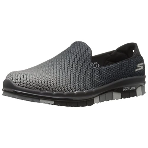 Skechers Women's Bobs Plush-Peace And Love Ballet Flat, Nero, 35.5 EU