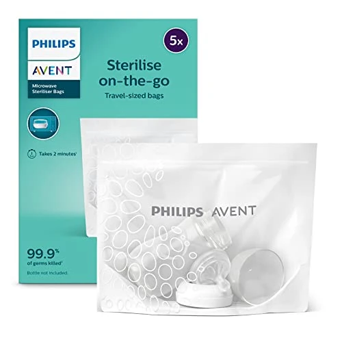 Offerta a tempo: Philips Avent SCF297/05 Buste per Sterilizzazione a Vapore nel Forno a Microonde - 39% da 13.99 € a 8.47 €