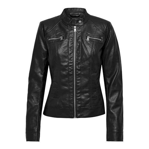 Oferta limitada: Only Bandit PU Biker - Chaqueta para Mujer, Color Negro, Talla 40 de 39.99 € a 39.99 € (ahorro 0.00%)