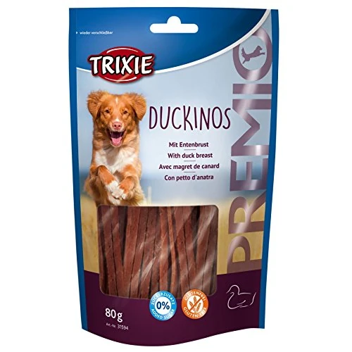 Offerta a tempo: Trixie - Tx 31594 – Premio Duckinos, Strisce Da Masticare Con Contenuto Di Carne Di Anatra Al 63%, 80 G - 37% da 7.13 € a 4.46 €