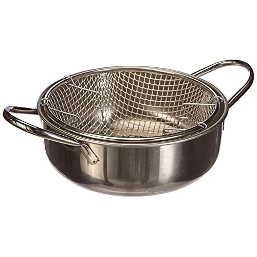 Offerta a tempo: Excelsa 42499 Pentola per Friggere, Argento, Diametro 24 cm - 20% da 28.66 € a 22.99 €