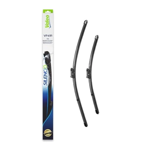 Oferta limitada: Valeo Silencio 2x Limpiaparabrisas VF491 - Delanteras - 640 mm / 520 mm de 24.57 € a 24.57 € (ahorro 0.00%)
