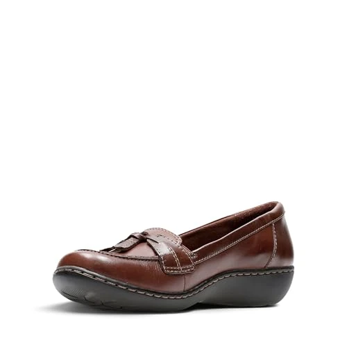 Offerta a tempo: Clarks Ashland Bubble, Mocassino Donna, Braunes Leder, 41.5 EU Larga - 0.00% da 28.40 € a 28.40 €