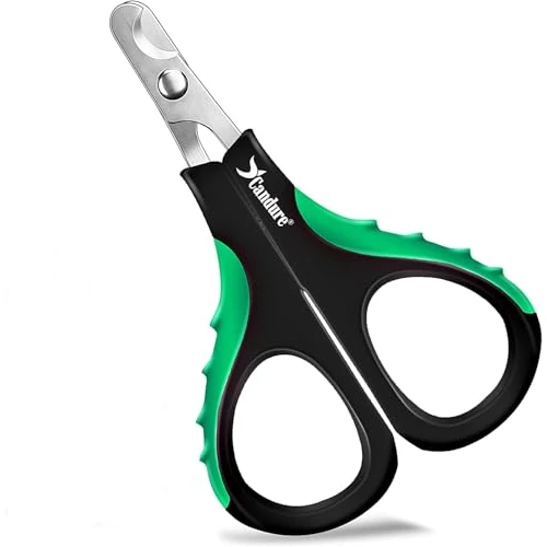 Offerta a tempo: CANDURE Tagliaunghie Cane e Gatto con Guardia per Protezione Cani - Acciaio Inossidabile Tagliaunghie Gatto Professionale per Veterinaria e Uso Personale (Verde Chiaro, S Piccolo) - 38% da 9.99 € a 6.15 €
