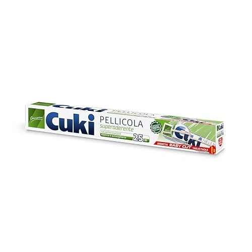 Beperkte aanbieding: Cuki Folie, superaderent, veilige bescherming van levensmiddelen, gegarandeerde kwaliteit - 25 meter van 6.52 EUR naar 6.52 EUR (besparing 0%)