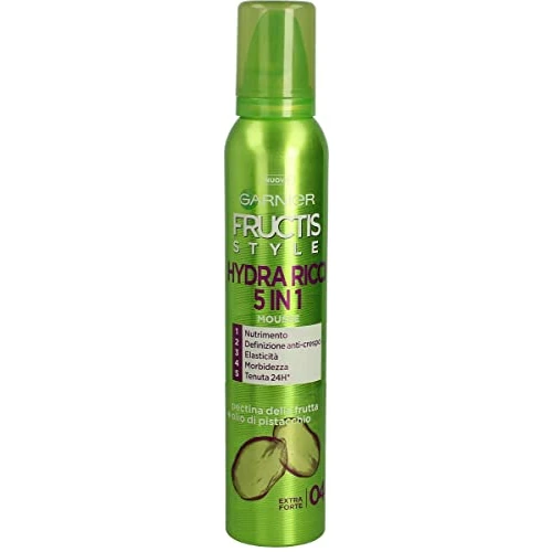 Offerta a tempo: Garnier Fructis Hydra Ricci Mousse Ravviva Ricci Fissaggio Extra Forte — 21% da 3,99 € a 3,15 €