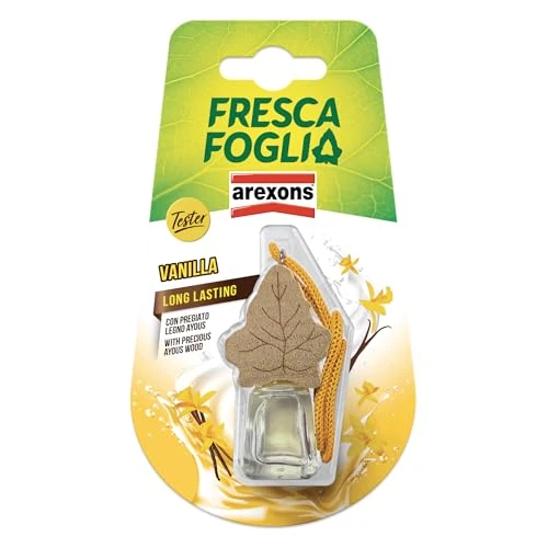 Limited offer: AREXONS Fresh Leaf Vanilla Perfume Bottle, Car Air Freshener 5 ml, Wooden Stopper, Adjustable Intensity, Fresh and Pleasant Fragrance from 7.93 EUR to 7.93 EUR (save 0%)