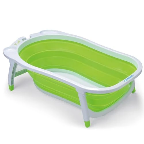 Zeitlich begrenztes Angebot: Foppapedretti Soffietto Baby-Badewanne, für Babys von der Geburt bis 15 kg, 23 x 46 x 81 cm, 2 kg, grün von 61.99 € auf 61.99 € (0.00% Rabatt)