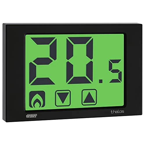 Oferta limitada: VEMER VE435400 THALOS - Termostato Calefacción Electrónico de Pared con Pantalla Táctil y Alimentación 230V, Negro de 66.97 € a 66.97 € (ahorro 0.00%)